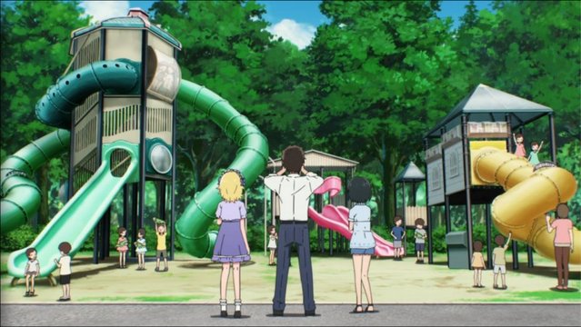 こどもの森の野外ステージ